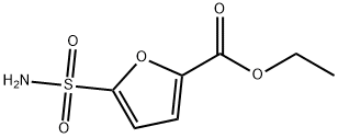 ethyl 5-sulfamoylfuran-2-carboxylate Struktur