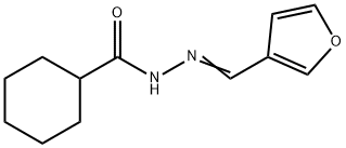 N'-(3-furylmethylene)cyclohexanecarbohydrazide Struktur