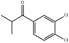 1-(3,4-DICHLOROPHENYL)-2-METHYLPROPAN-1-ONE Struktur