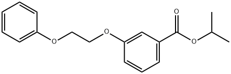 propan-2-yl 3-(2-phenoxyethoxy)benzoate Struktur