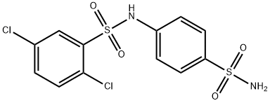 Benzenesulfonamide, N-[4-(aminosulfonyl)phenyl]-2,5-dichloro- Struktur