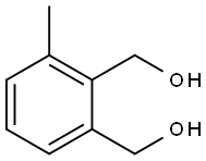 (3-methyl-1,2-phenylene)dimethanol Struktur