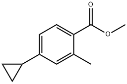 Methyl 4-cyclopropyl-2-methylbenzoate Struktur