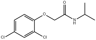 2-(2,4-dichlorophenoxy)-N-(propan-2-yl)acetamide Struktur