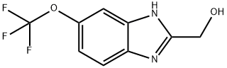 2-(Hydroxymethyl)-5-(trifluoromethoxy)benzimidazole Struktur