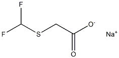 Sodium 2-(difluoromethylthio)acetate Struktur