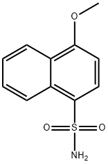 4-methoxynaphthalene-1-sulfonamide Struktur