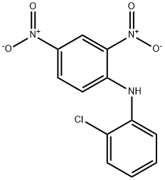 Benzenamine, N-(2-chlorophenyl)-2,4-dinitro- Struktur