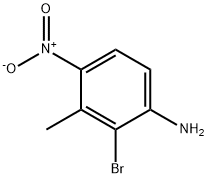 2-Bromo-3-methyl-4-nitro-phenylamine Struktur