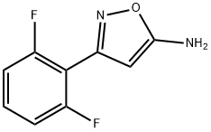 3-(2,6-difluorophenyl)isoxazol-5-amine Struktur