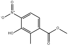 METHYL 3-HYDROXY-2-METHYL-4-NITROBENZOATE Struktur