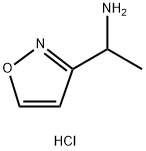 1-(1,2-OXAZOL-3-YL)ETHAN-1-AMINE HYDROCHLORIDE Struktur