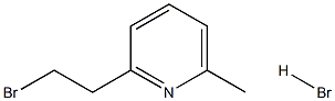 2-(2-bromoethyl)-6-methylpyridine hydrobromide Struktur