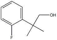 2-(2-FLUORO-PHENYL)-2-METHYL-PROPAN-1-OL Struktur