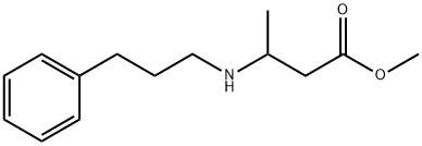 methyl 3-[(3-phenylpropyl)amino]butanoate Struktur