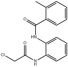 N-[2-(2-Chloro-acetylamino)-phenyl]-2-methyl-benzamide Struktur