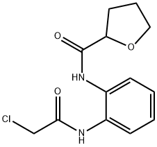 Tetrahydro-furan-2-carboxylic acid [2-(2-chloro-acetylamino)-phenyl]-amide Struktur