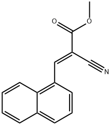 methyl 2-cyano-3-(1-naphthyl)acrylate Struktur