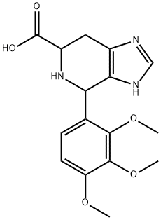 4-(2,3,4-trimethoxyphenyl)-3H,4H,5H,6H,7H-imidazo[4,5-c]pyridine-6-carboxylic acid Struktur