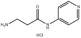 3-amino-N-(pyridin-4-yl)propanamide dihydrochloride Struktur