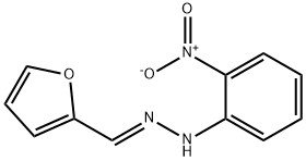 1-(2-furylmethylene)-2-(2-nitrophenyl)hydrazine Struktur