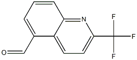 2-(Trifluoromethyl)quinoline-5-carbaldehyde Struktur