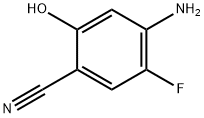 Benzonitrile, 4-amino-5-fluoro-2-hydroxy- Structure