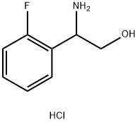 2-AMINO-2-(2-FLUOROPHENYL)ETHAN-1-OL HYDROCHLORIDE Struktur