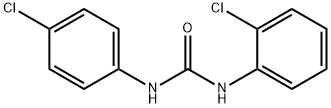 Urea,N-(2-chlorophenyl)-N'-(4-chlorophenyl)- Struktur