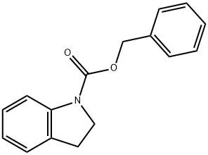 2,3-Dihydro-indole-1-carboxylic acid benzyl ester Struktur