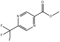 methyl 5-(trifluoromethyl)pyrazine-2-carboxylate Struktur