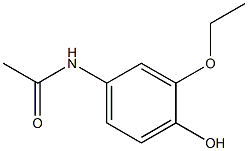 Acetamide, N-(3-ethoxy-4-hydroxyphenyl)- Struktur