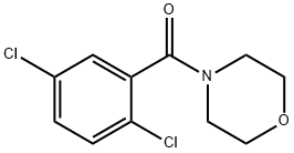 (2,5-dichlorophenyl)-morpholin-4-ylmethanone Struktur