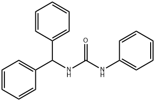 1-(diphenylmethyl)-3-phenylurea Struktur