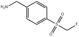 4-Fluoromethanesulfonyl-benzylamine Struktur