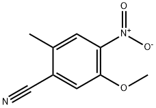 5-METHOXY-2-METHYL-4-NITROBENZONITRILE Struktur