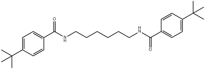 N,N'-1,6-hexanediylbis(4-tert-butylbenzamide) Struktur