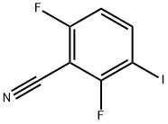 2,6-DIFLUORO-3-IODOBENZONITRILE Struktur