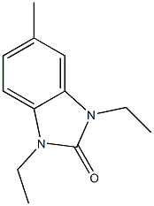 1,3-Diethyl-5-methyl-1,3-dihydro-benzoimidazol-2-one Struktur