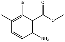 METHYL 6-AMINO-2-BROMO-3-METHYLBENZOATE Struktur