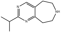 2-(propan-2-yl)-5H,6H,7H,8H,9H-pyrimido[4,5-d]azepine Struktur