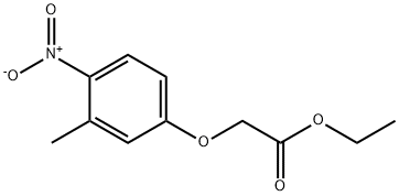 ethyl (3-methyl-4-nitrophenoxy)acetate Struktur