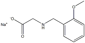 sodium [(2-methoxybenzyl)amino]acetate Struktur