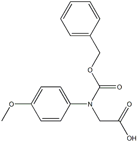 N-Cbz-S-4-methoxyphenylglycine Struktur