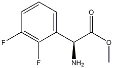 METHYL(2S)-2-AMINO-2-(2,3-DIFLUOROPHENYL)ACETATE Struktur