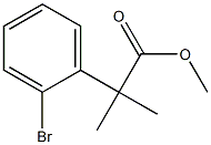 METHYL 2-(2-BROMOPHENYL)-2-METHYLPROPANOATE Struktur