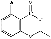 1-bromo-3-ethoxy-2-nitrobenzene Struktur