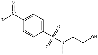 N-(2-hydroxyethyl)-N-methyl-4-nitrobenzenesulfonamide Struktur