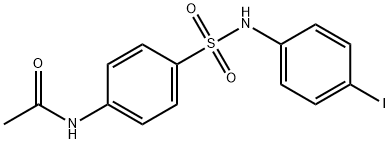 4'-(4-Iodophenylsulfamoyl)acetanilide Struktur