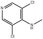 3,5-dichloro-N-methylpyridin-4-amine Struktur